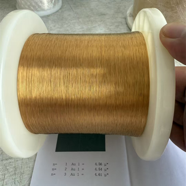 Vergoldeter Kupferdraht mit Teflon - CITCable